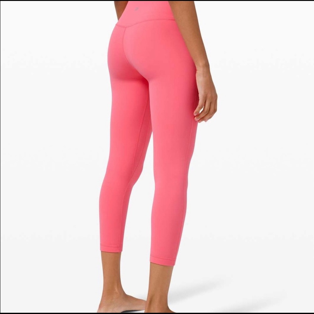 Lululemon guava pink 25” aligns